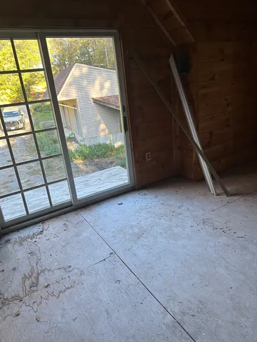 a view of a room with window