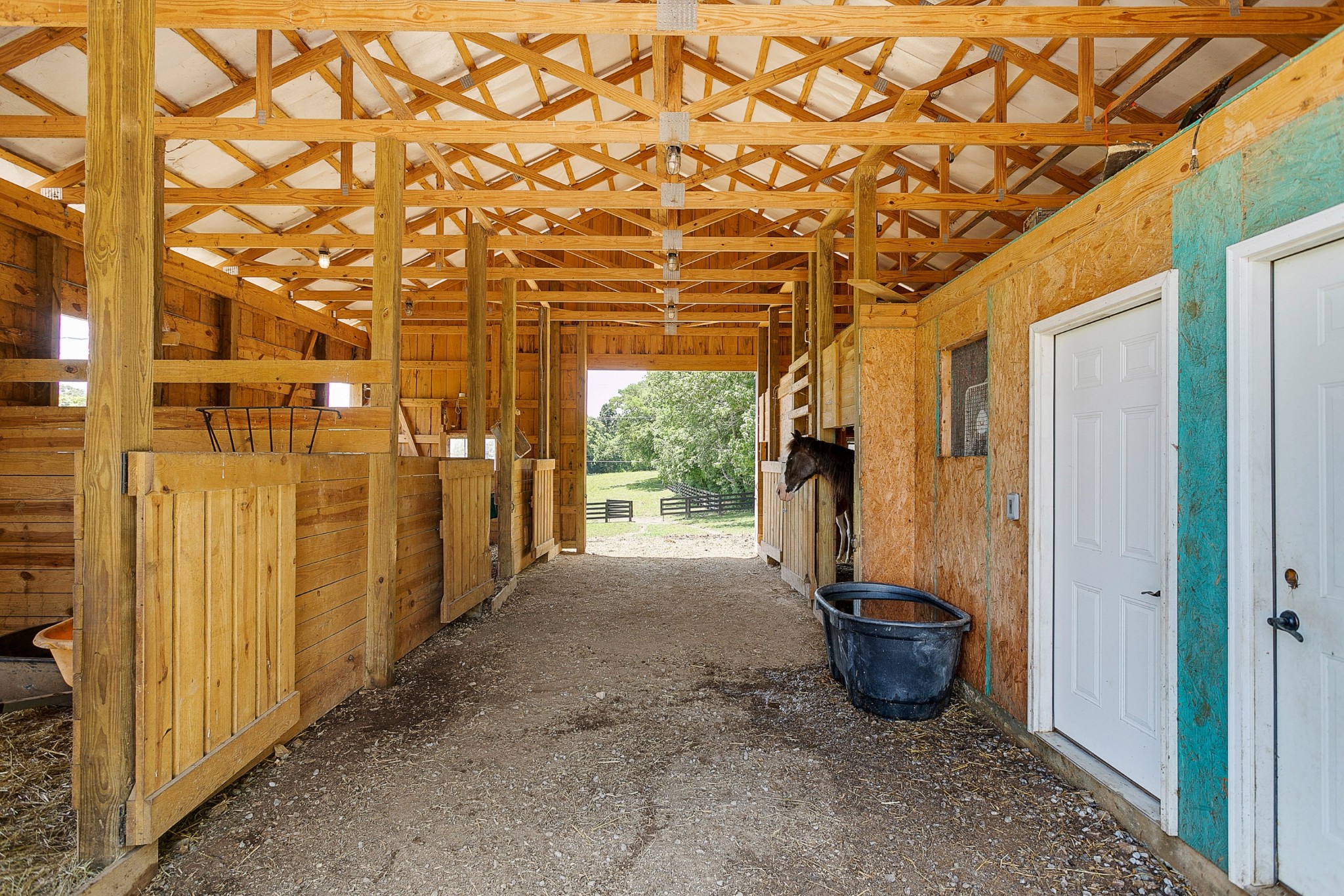 790 Baker Road Columbia, TN 38401 - Photo 49 of 69 a view of a porch with wooden walls and stairs