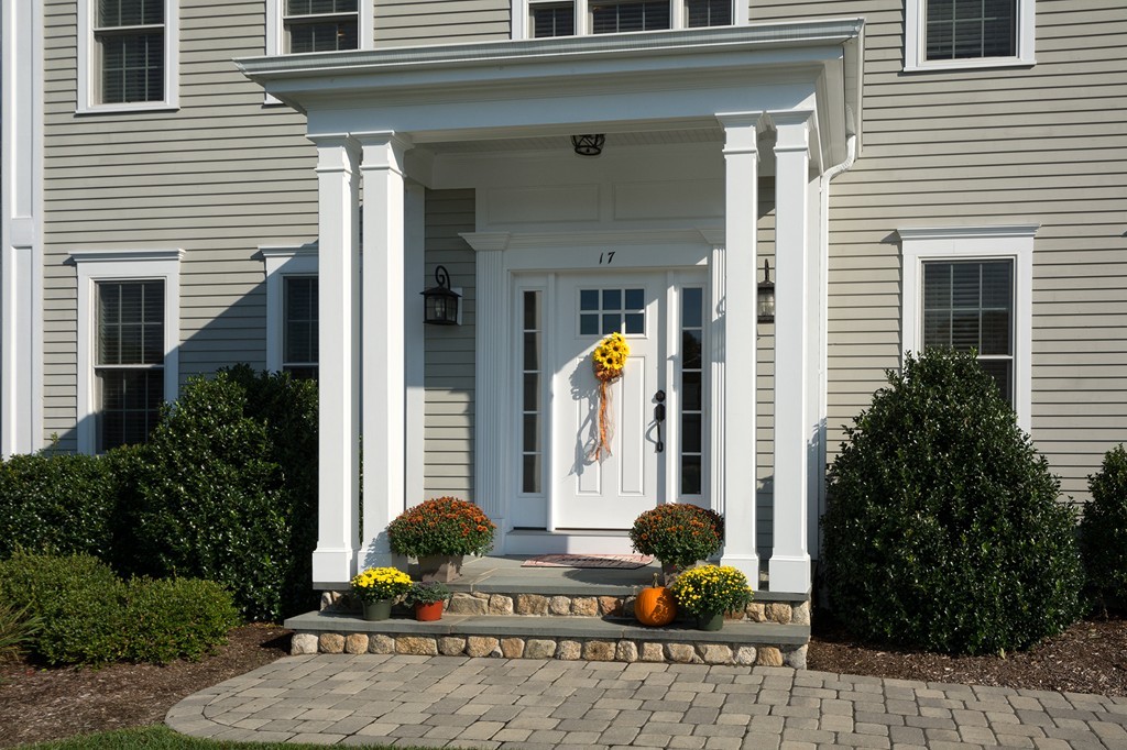 17 Evangeline Drive Scituate, MA 02066 - Photo 3 of 27 a front view of a house with outdoor seating