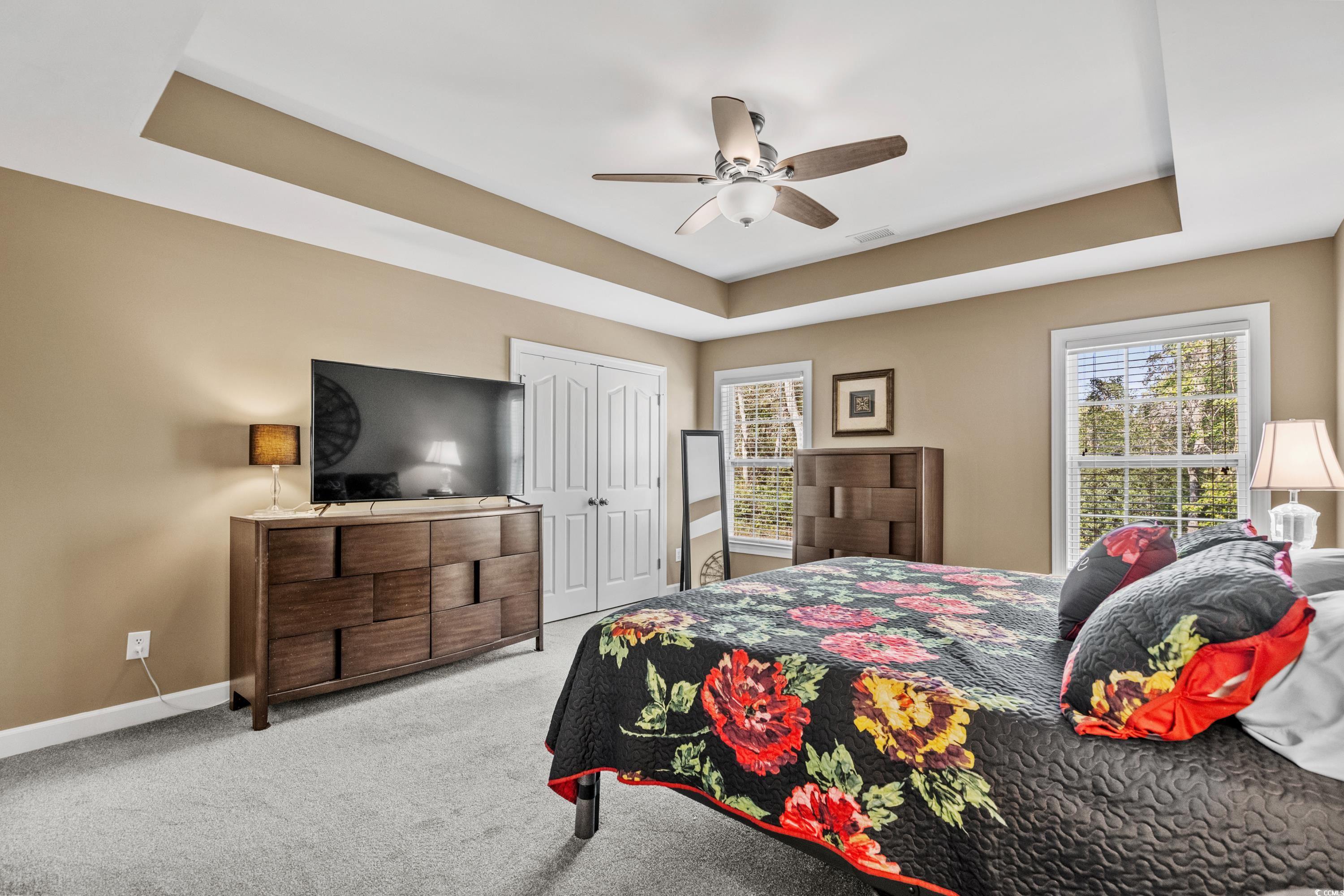 139 Dunbarton Lane Conway, SC 29526 - Photo 26 of 40 Bedroom featuring ceiling fan, baseboards, carpet,