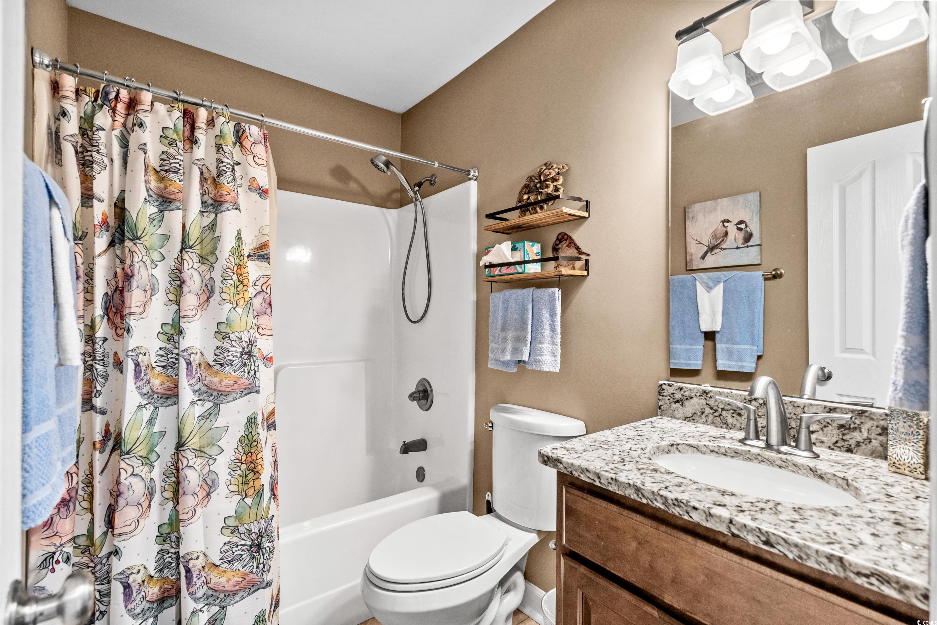 139 Dunbarton Lane Conway, SC 29526 - Photo 31 of 40 Bathroom featuring toilet, vanity, and shower / ba