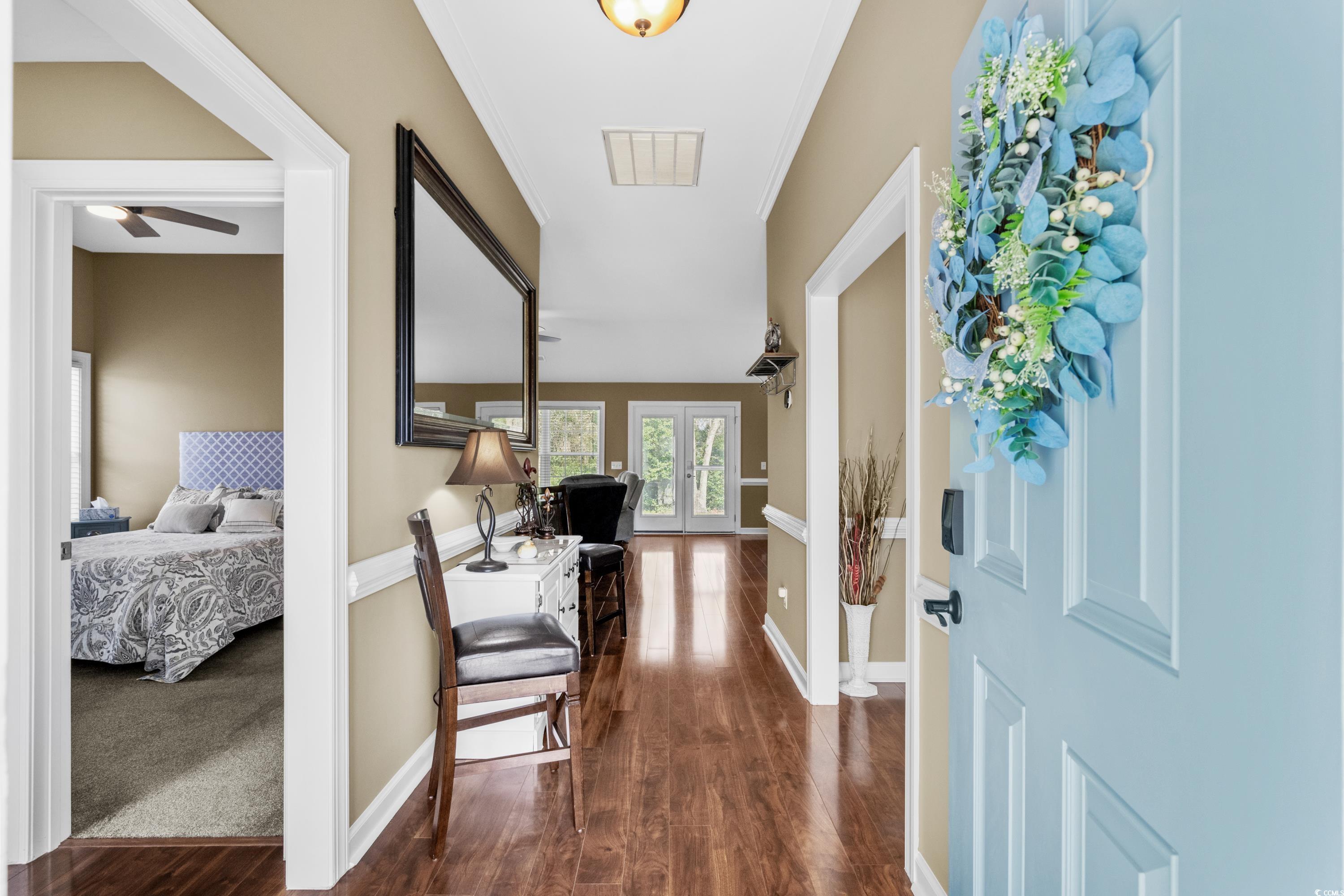 139 Dunbarton Lane Conway, SC 29526 - Photo 5 of 40 Entryway with ceiling fan, visible vents, baseboar