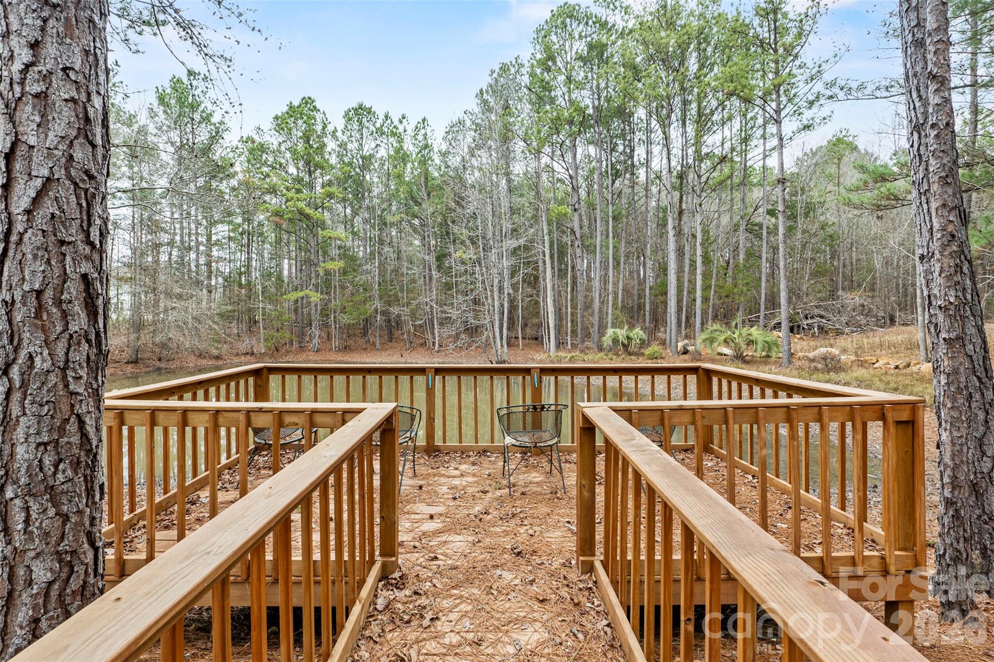0 Richburg Road Great Falls, SC 29055 - Photo 7 of 15 a view of balcony with wooden fence and trees