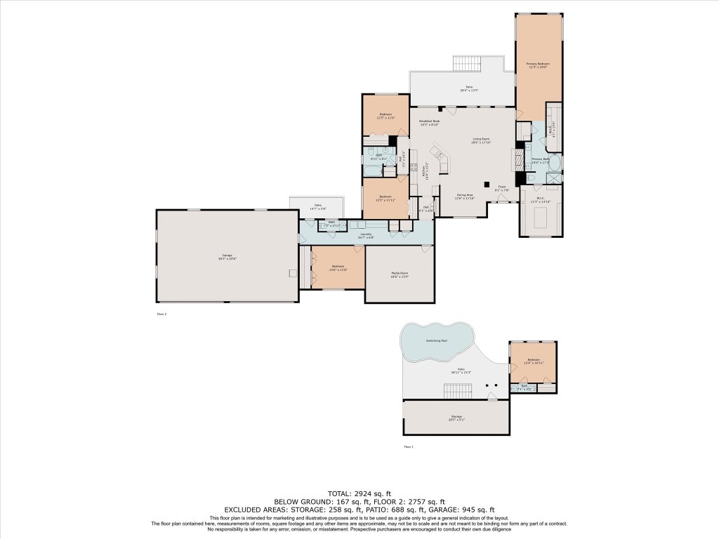 515 Wesley Ridge Drive Spicewood, TX 78669 - Photo 36 of 36 a picture of a floor plan