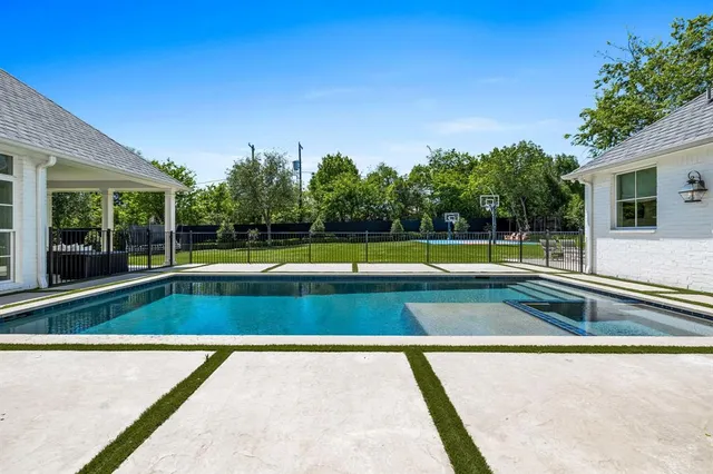 a view of a volley ball court