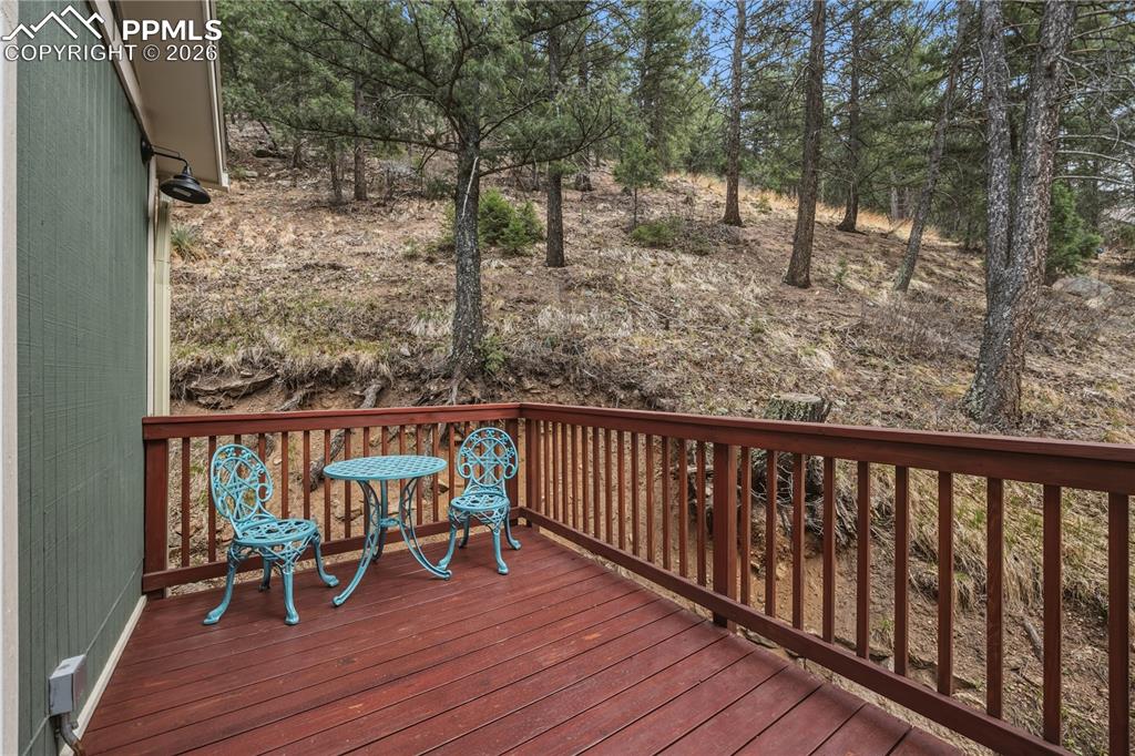 5130 Neeper Valley Road Manitou Springs, CO 80829 - Photo 33 of 38 a view of a chairs on the roof deck