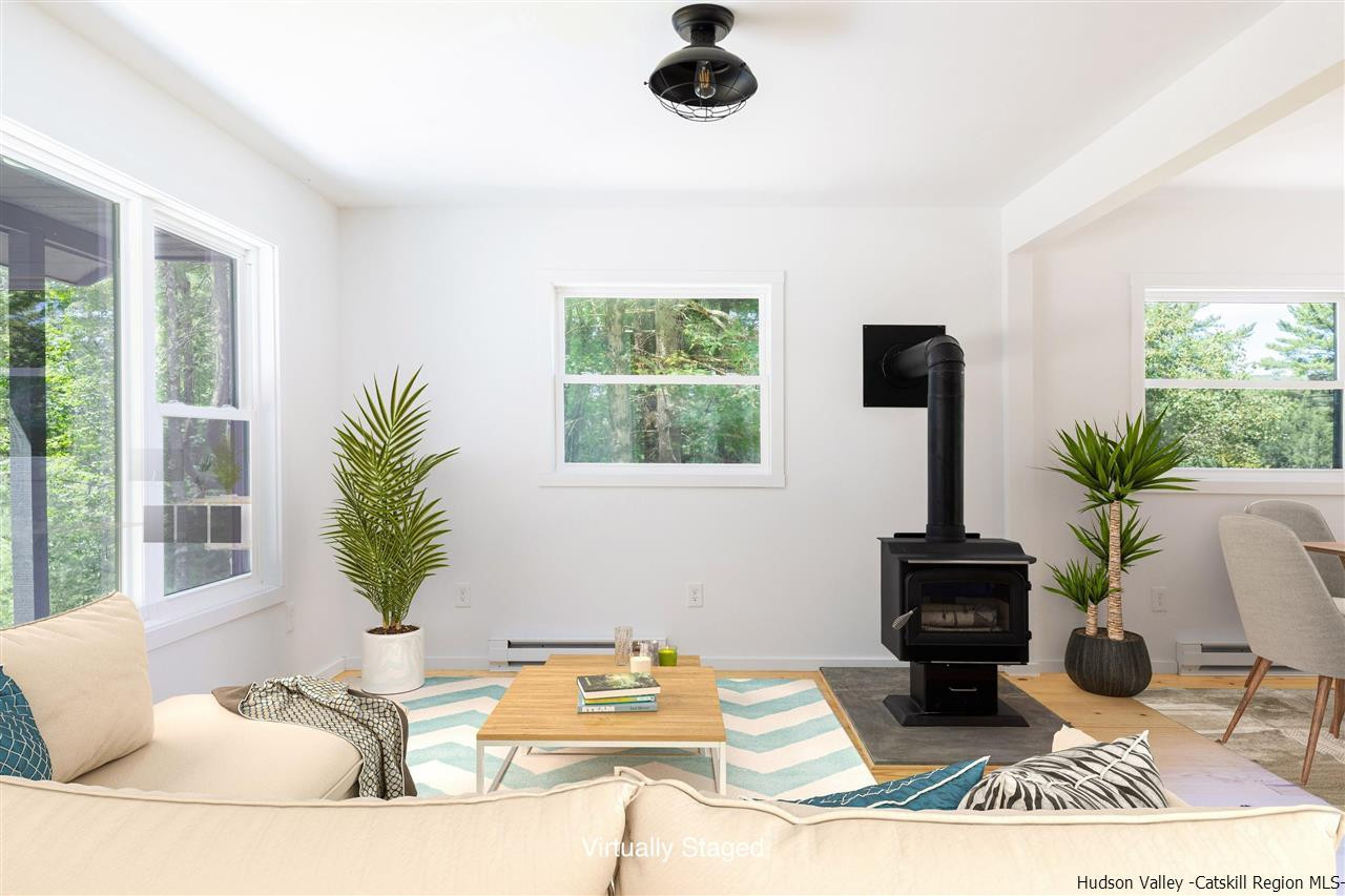 5646 Red Hill Road Claryville, NY 12725 - Photo 5 of 35 a living room with furniture and a potted plant