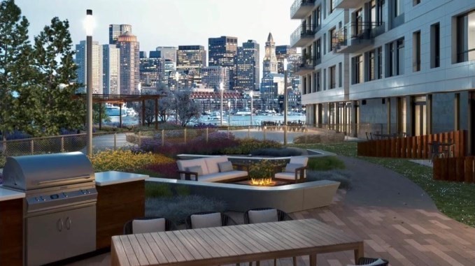 99 Sumner Street, Unit 413 Boston, MA 02128 - Photo 14 of 17 a view of a terrace with sitting area