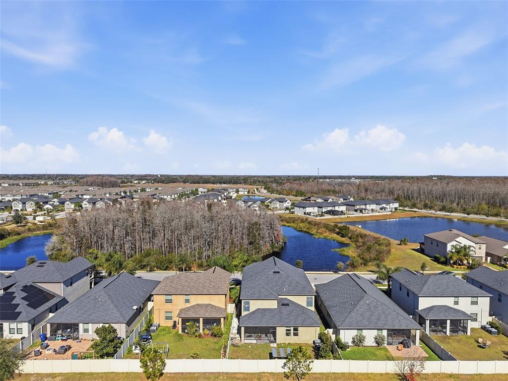 8676 Capstone Ranch Drive New Port Richey, FL 34655 - Photo 44 of 47 an aerial view of residential houses with outdoor space