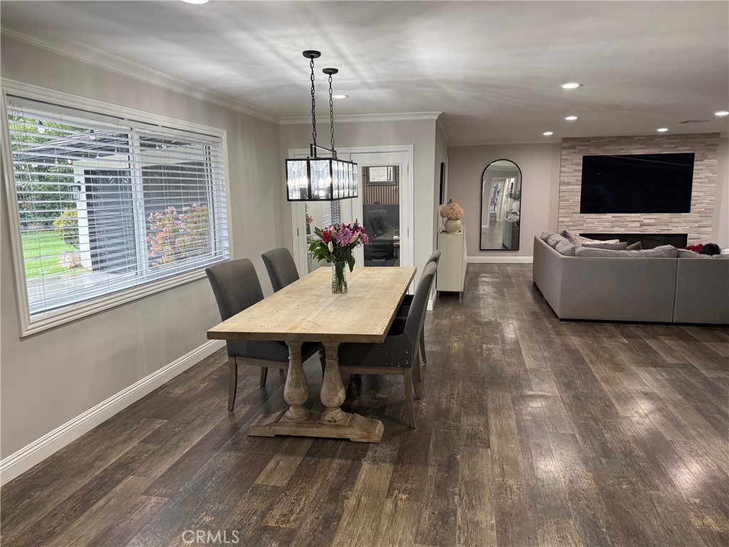 1530 Robin Way Fullerton, CA 92835 - Photo 14 of 35 a view of a dining room with furniture window and wooden floor