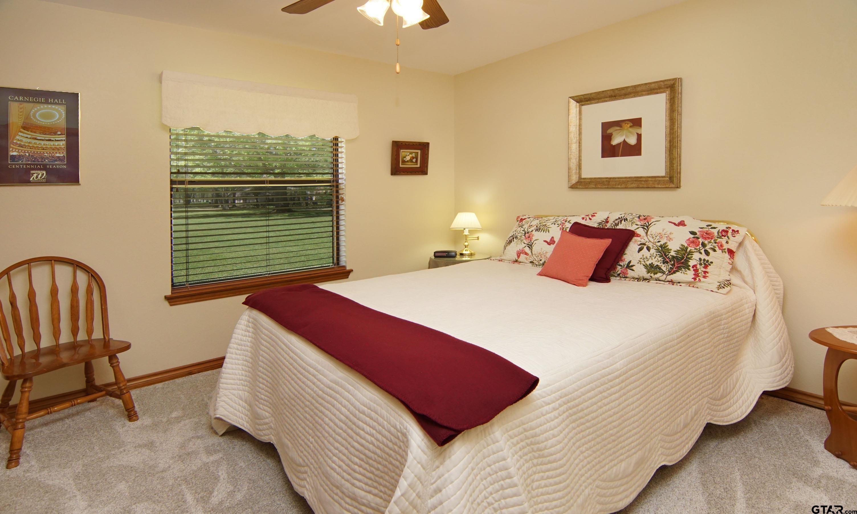 227 Private Road 5885 Yantis, TX 75497 - Photo 11 of 41 a bedroom with a bed and a window