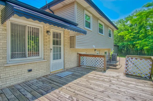 a front view of a house with a stairs