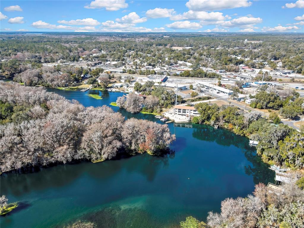 12130 Maple Street Dunnellon, FL 34432 - Photo 15 of 54 an aerial view of residential houses with outdoor space and lake view