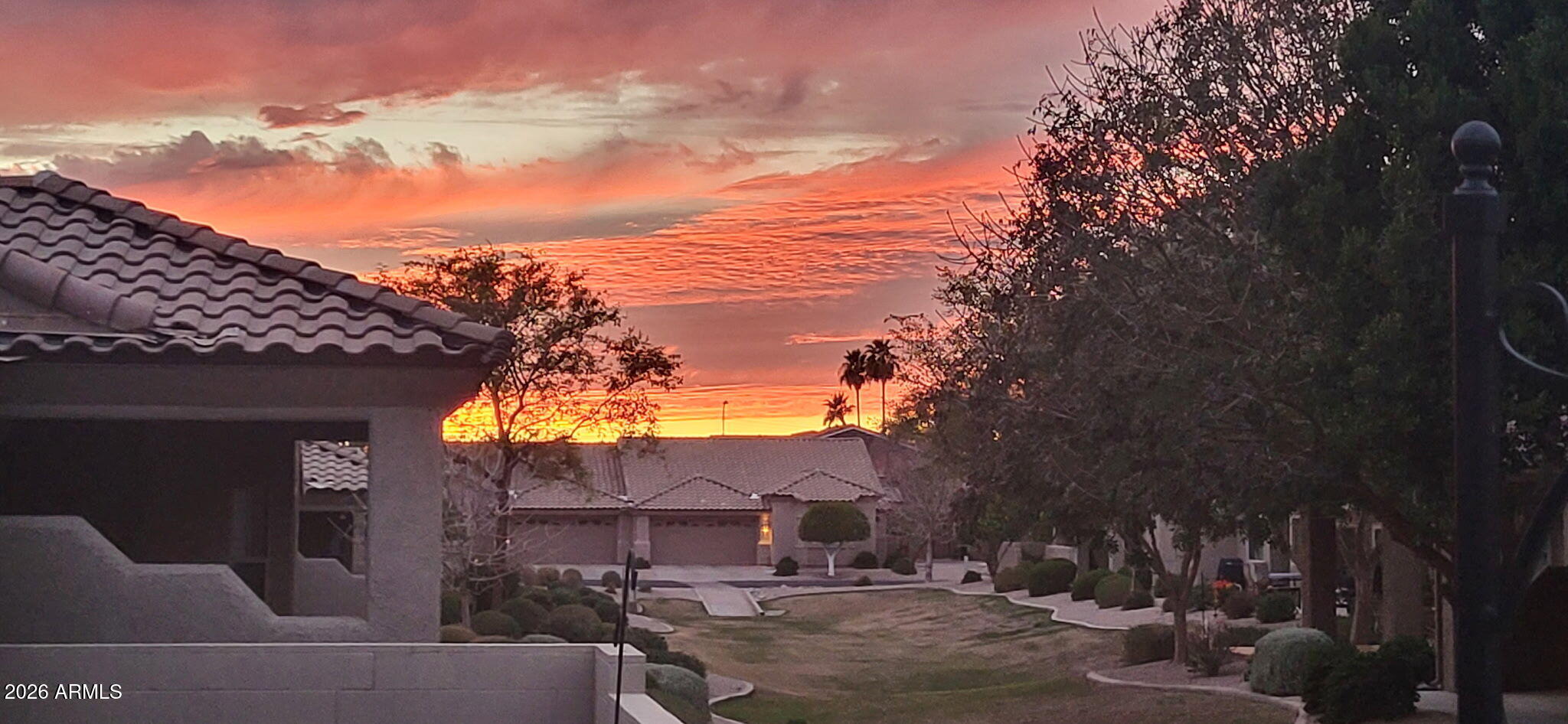4202 East Broadway Road, Unit 138 Mesa, AZ 85206 - Photo 16 of 17 Backyard sunset