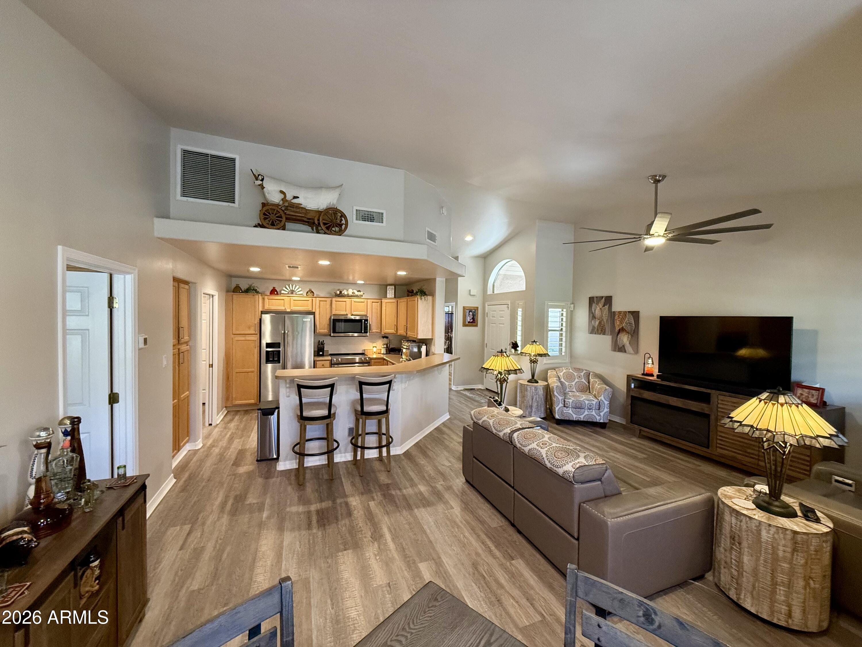 4202 East Broadway Road, Unit 138 Mesa, AZ 85206 - Photo 7 of 17 Kitchen and Family Room