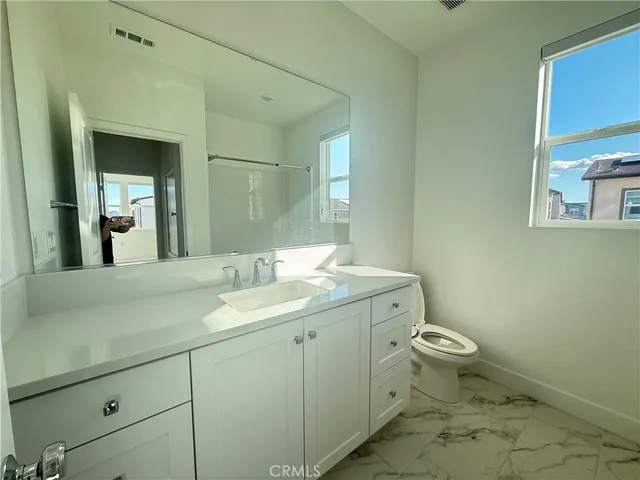 a view of a room with a garage