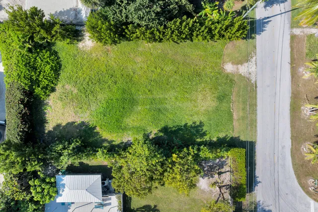 an aerial view of a house with a lake view