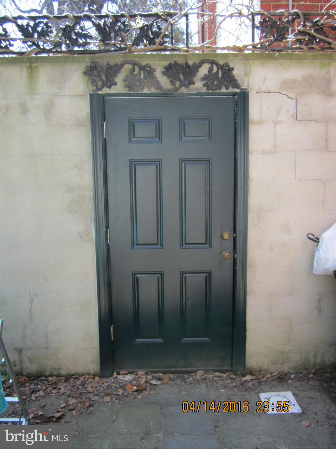1623 33rd Street Northwest Washington, DC 20007 - Photo 9 of 10 Door to Alley