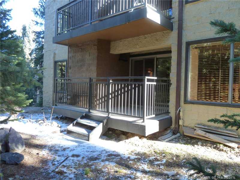 765 Columbine Road, Unit 101 Breckenridge, CO 80424 - Photo 3 of 9 Patio/Deck.