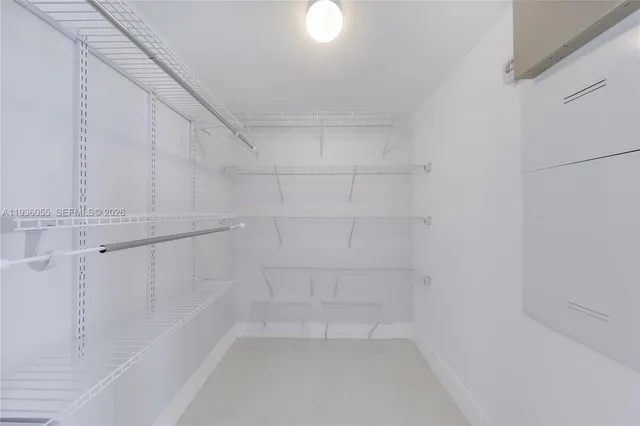 a view of a small space