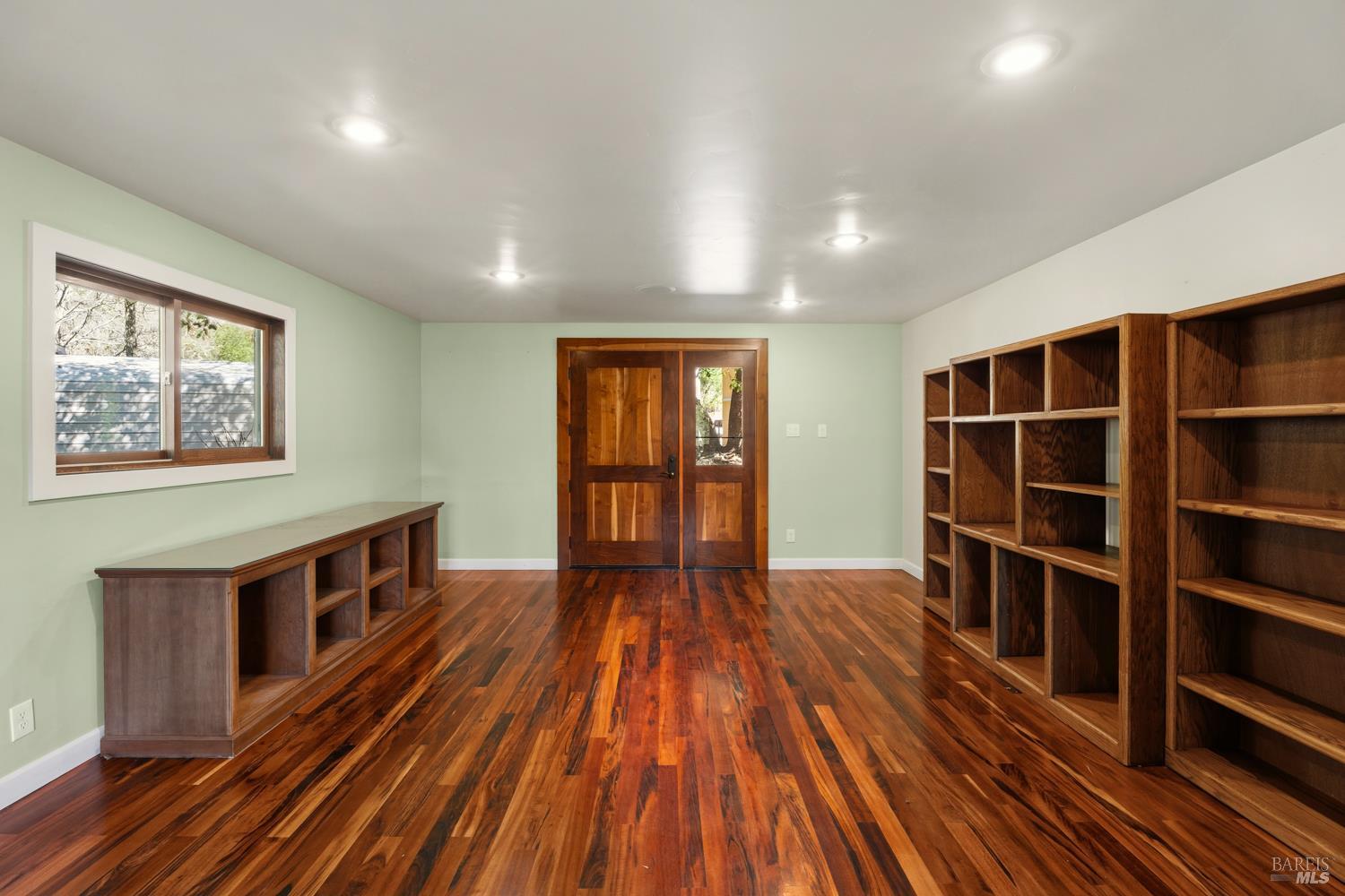18210 Old Ukiah Pines Road Potter Valley, CA 95469 - Photo 8 of 43 a view of wooden floor wooden cabinets and windows