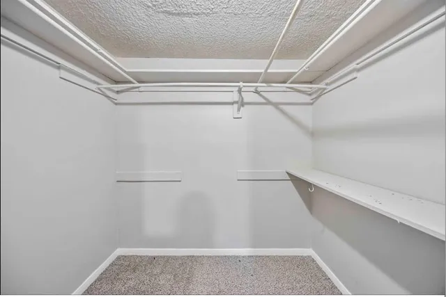 a view of walk in closet