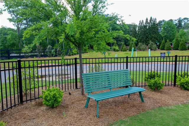 a view of a green field