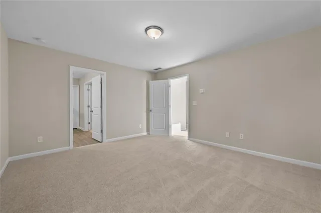 a view of an empty room