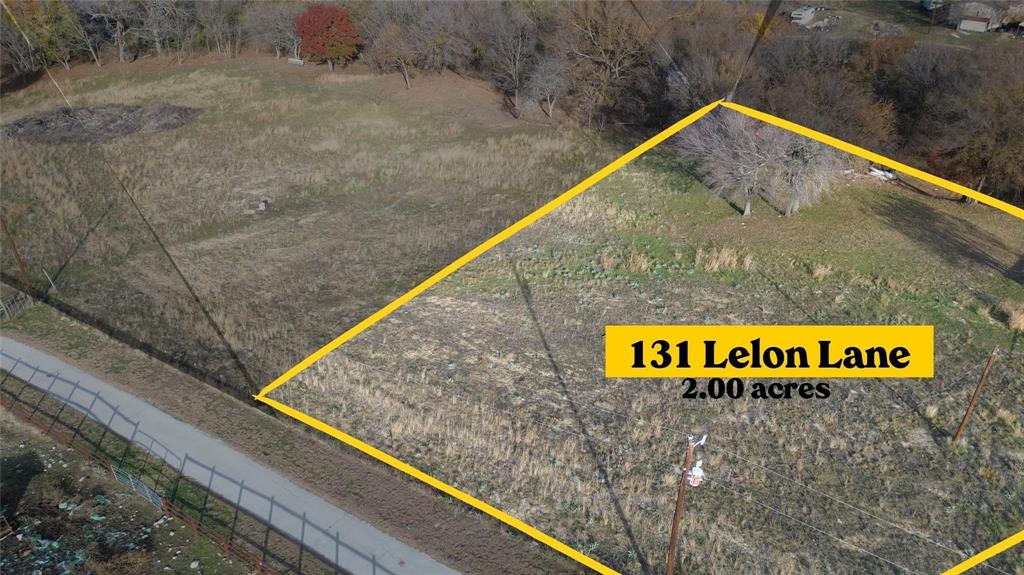131 Lelon Lane Springtown, TX 76082 - Photo 1 of 1 Aerial overview of property's location featuring property parcel outlined