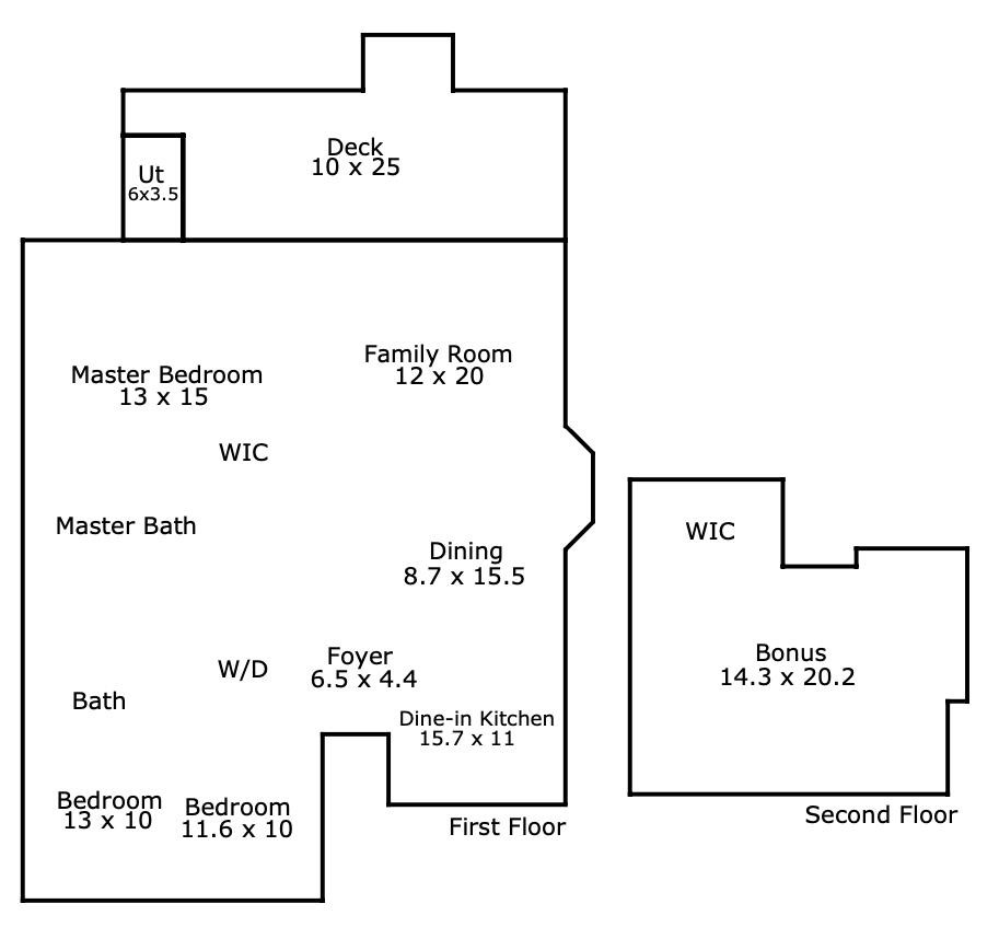 2608 Sawmill Road Raleigh, NC 27613 - Photo 29 of 29 Floor Plan