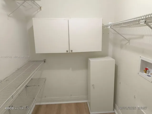 a view of walk in closet