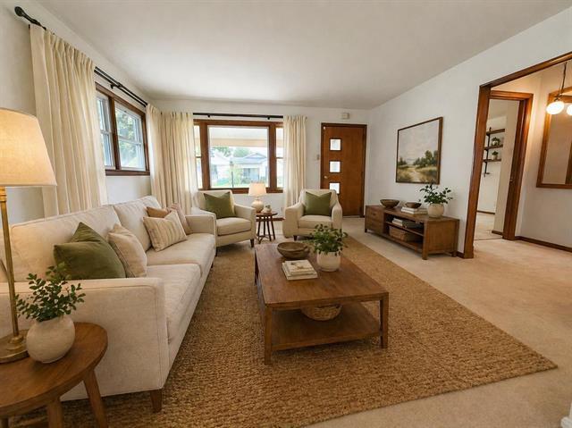 724 West 22nd Street Connersville, IN 47331 - Photo 4 of 27 Virtually Staged Living Room