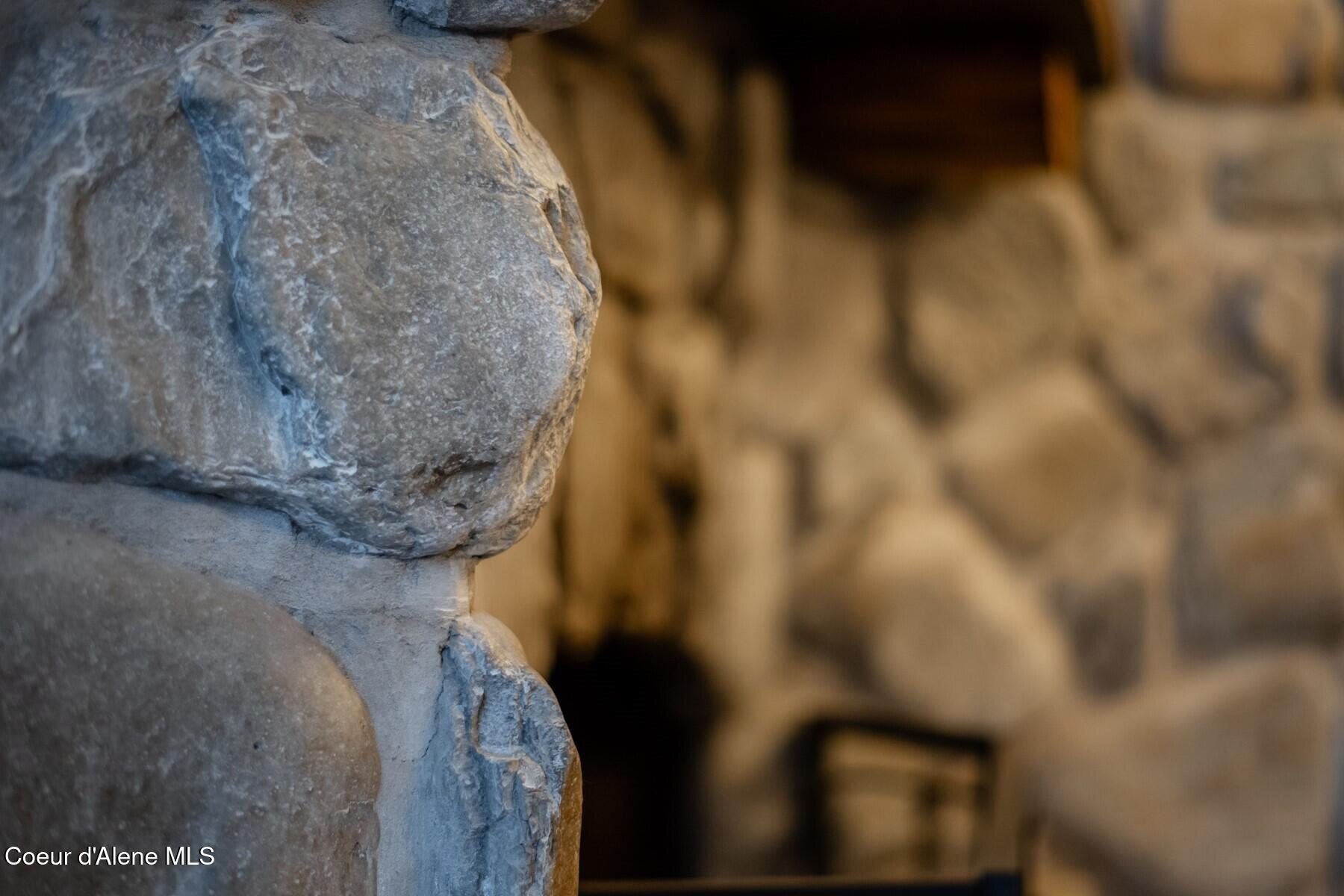 480 Sunnyside Ridge Road Sandpoint, ID 83864 - Photo 8 of 81 Real Stone Fireplace