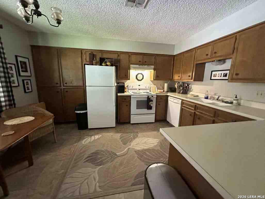 1533 Eichen Road New Braunfels, TX 78130 - Photo 19 of 24 a kitchen with a sink a stove and refrigerator