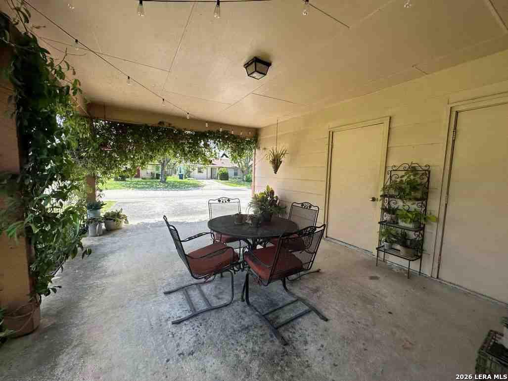 1533 Eichen Road New Braunfels, TX 78130 - Photo 24 of 24 a view of a porch with furniture and yard