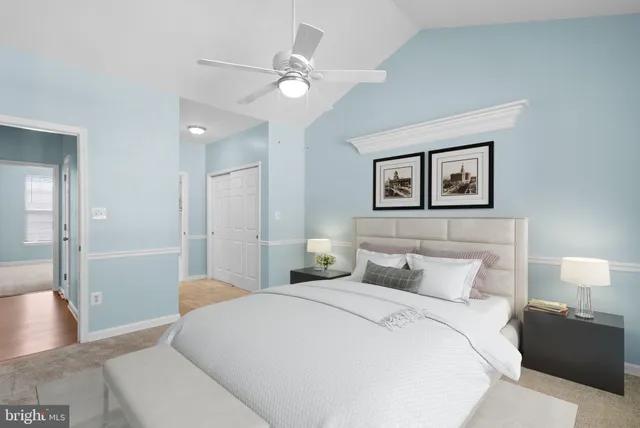 a view of a bathroom from a hallway