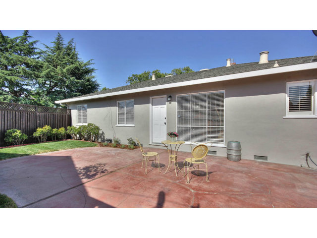 262 Maria Street Santa Clara, CA 95050 - Photo 18 of 22 a house view with a backyard space and garden
