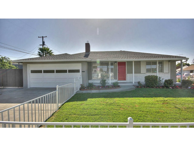262 Maria Street Santa Clara, CA 95050 - Photo 3 of 22 a front view of a house with a yard