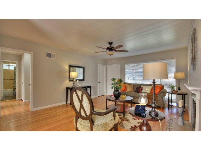 262 Maria Street Santa Clara, CA 95050 - Photo 7 of 22 a living room with furniture and a wooden floor