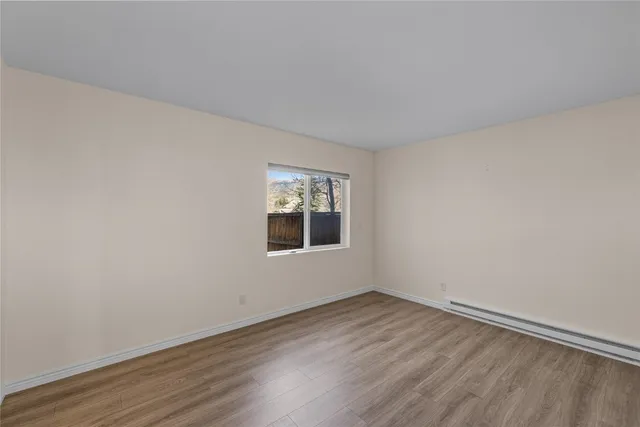 wooden floor in an empty room