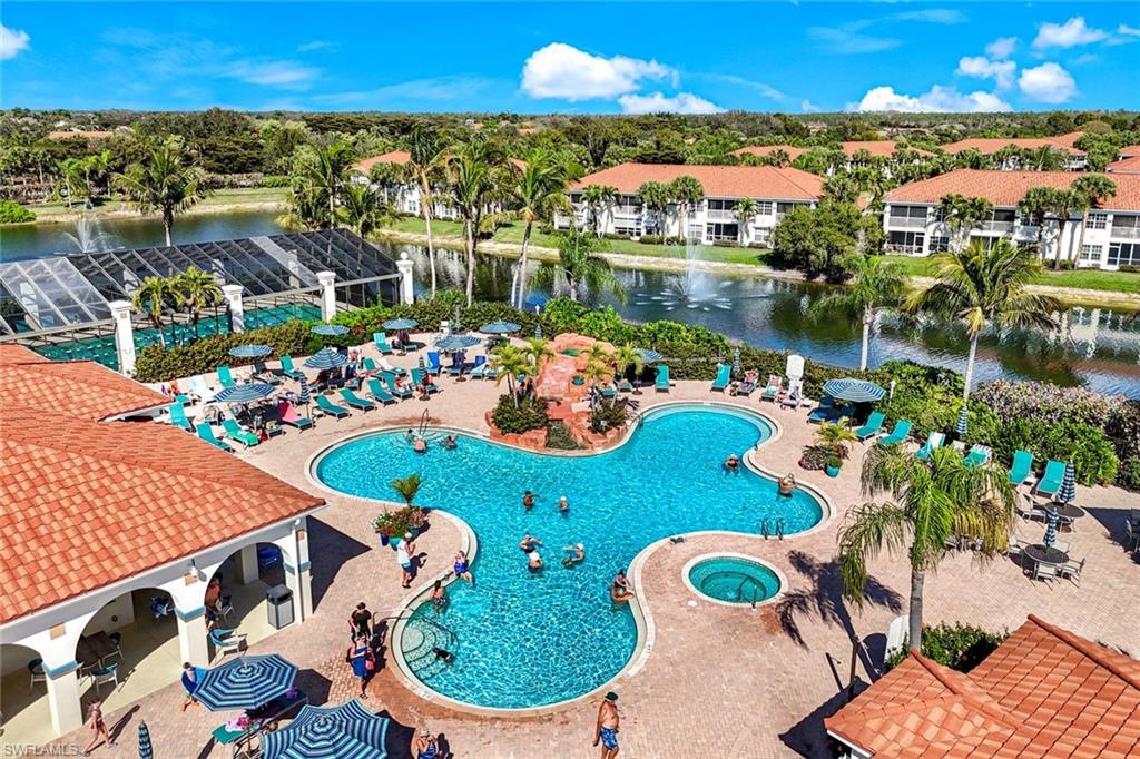 10921 Santa Margherita Road, Unit 103 Estero, FL 34135 - Photo 21 of 38 an aerial view of a house having outdoor space
