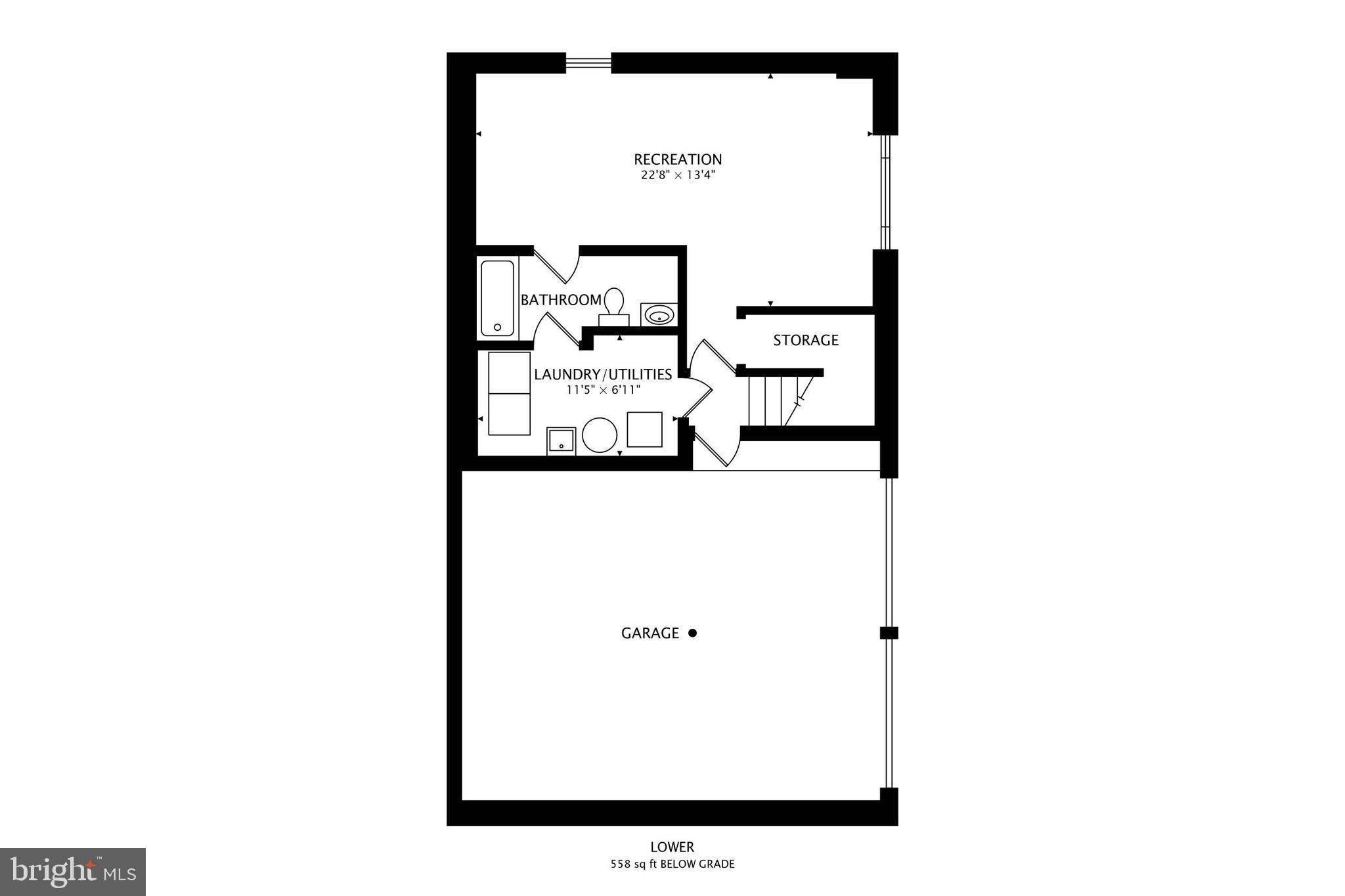 9217 Briarchip Street Laurel, MD 20708 - Photo 44 of 45 a picture of a floor plan