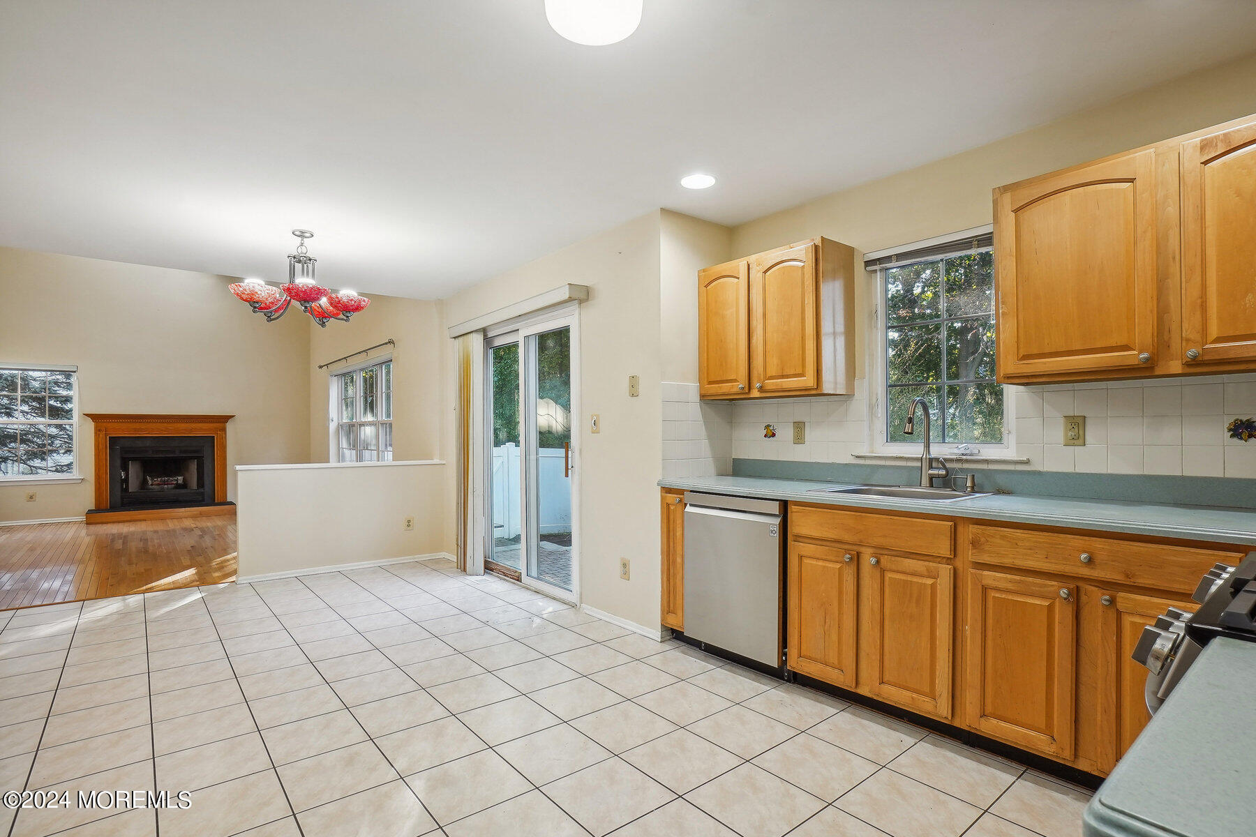 2 Stratton Road Matawan, NJ 07747 - Photo 14 of 34 a kitchen with granite countertop a sink and cabinets