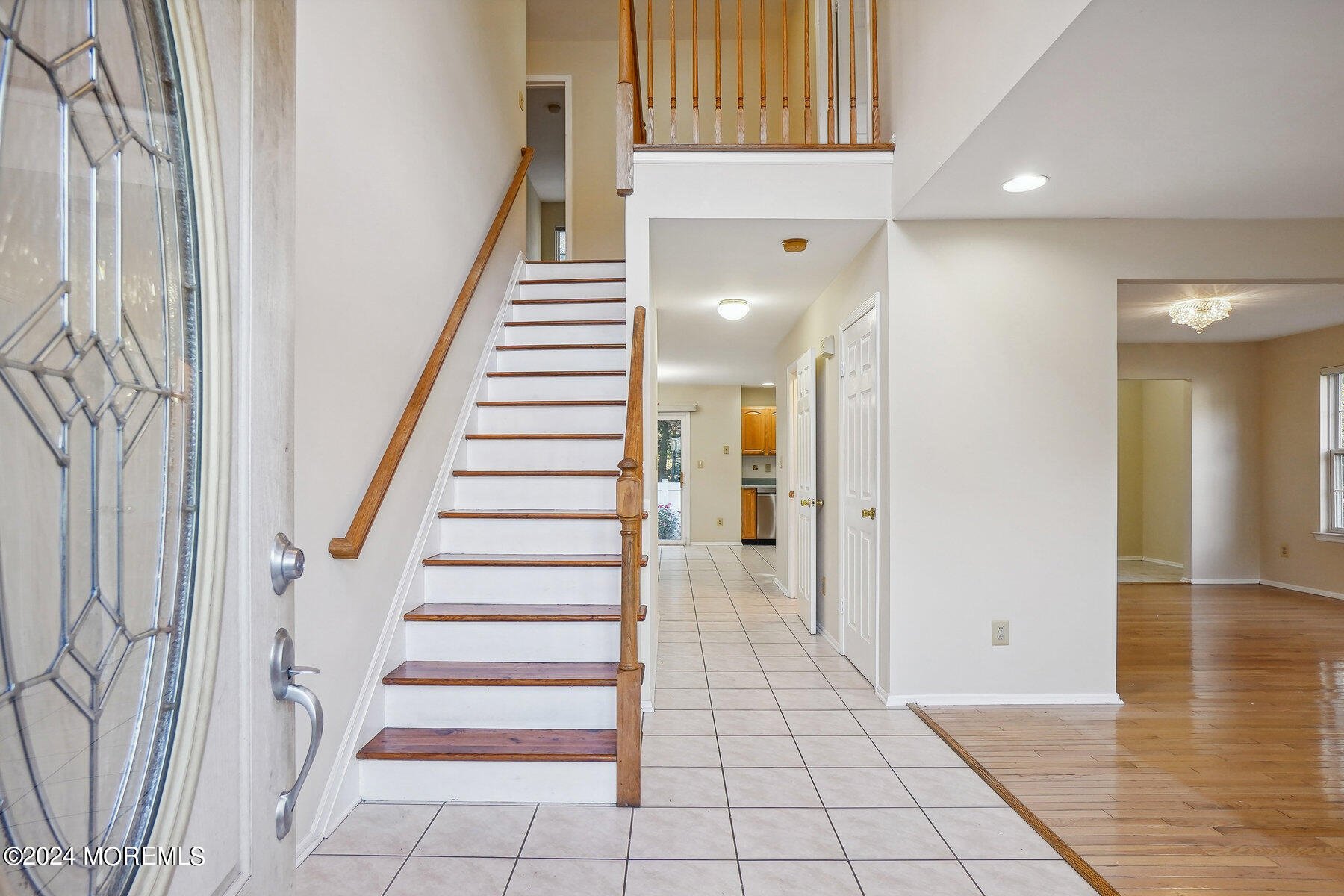 2 Stratton Road Matawan, NJ 07747 - Photo 3 of 34 a view of entryway with wooden floor and stairs