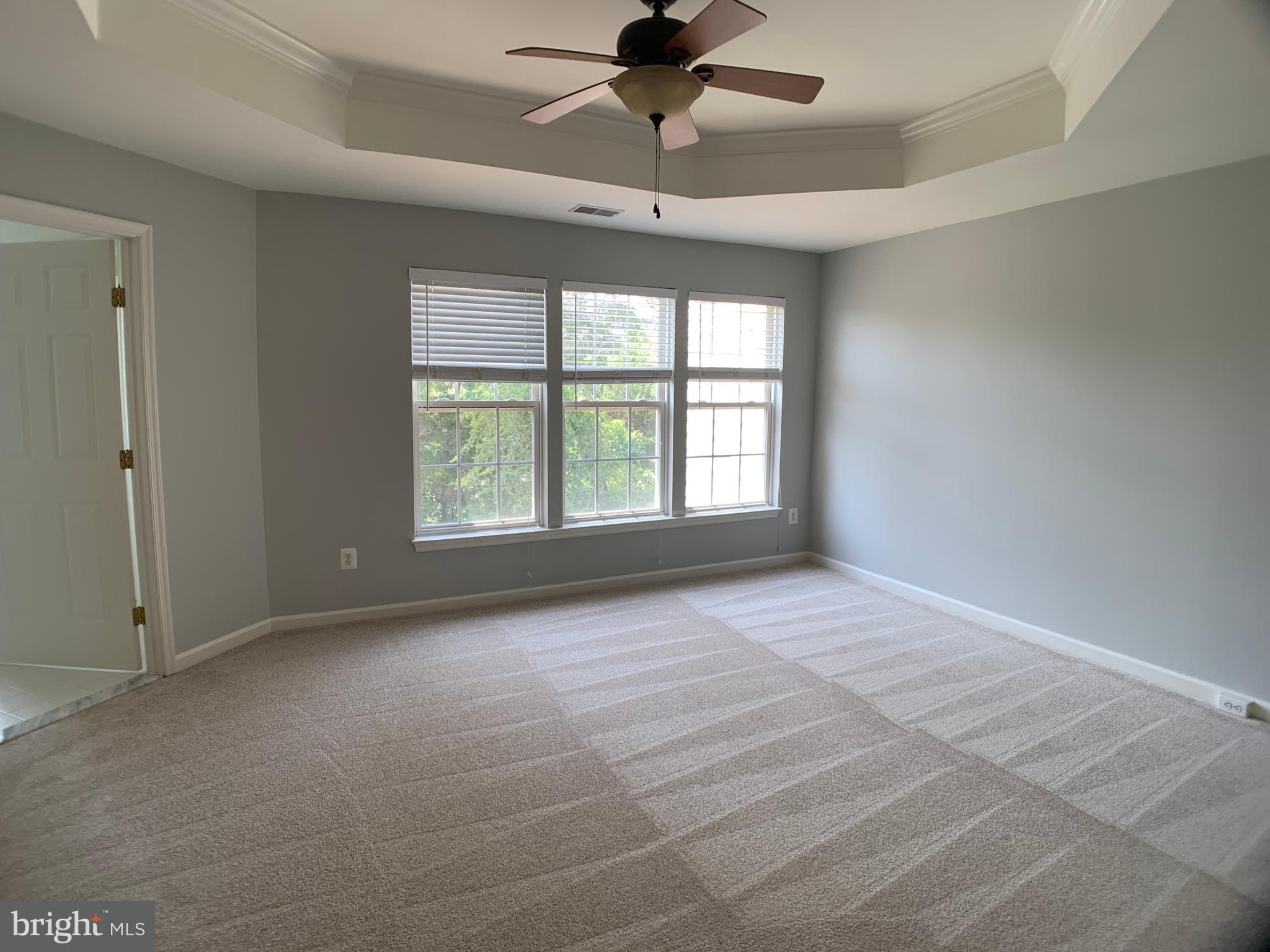 43397 Allisons Ridge Terrace Ashburn, VA 20148 - Photo 29 of 42 Master bedroom and tray ceiling and fan