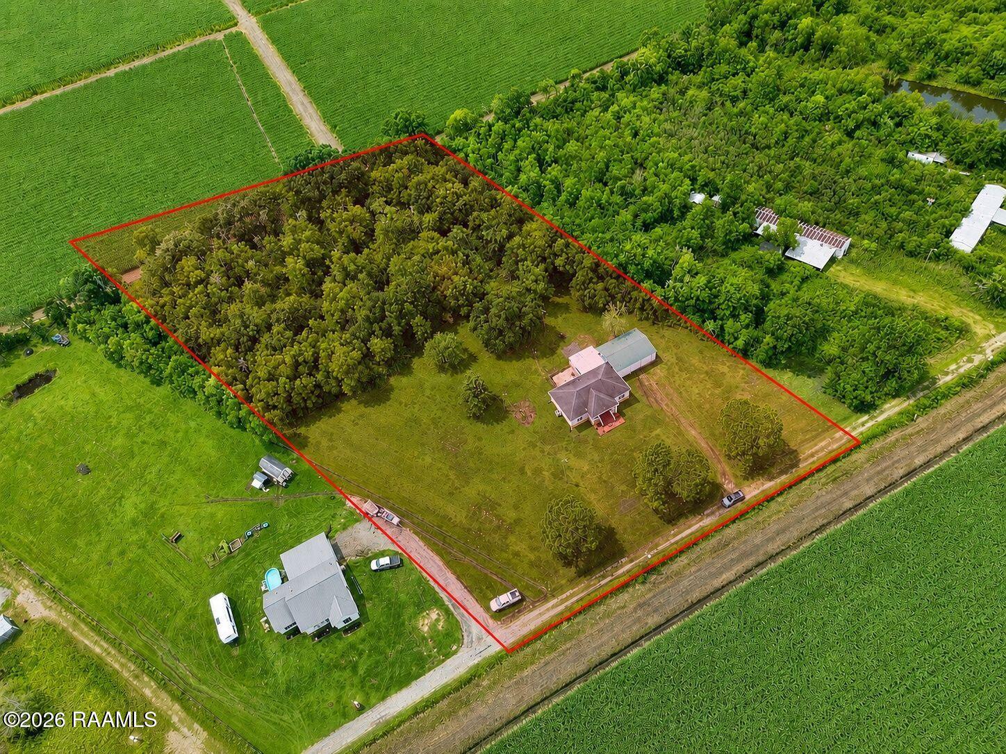 16224 St Elmo Road Erath, LA 70533 - Photo 36 of 38 35-web-or-mls-35_ParcelBoundaryAerial_16