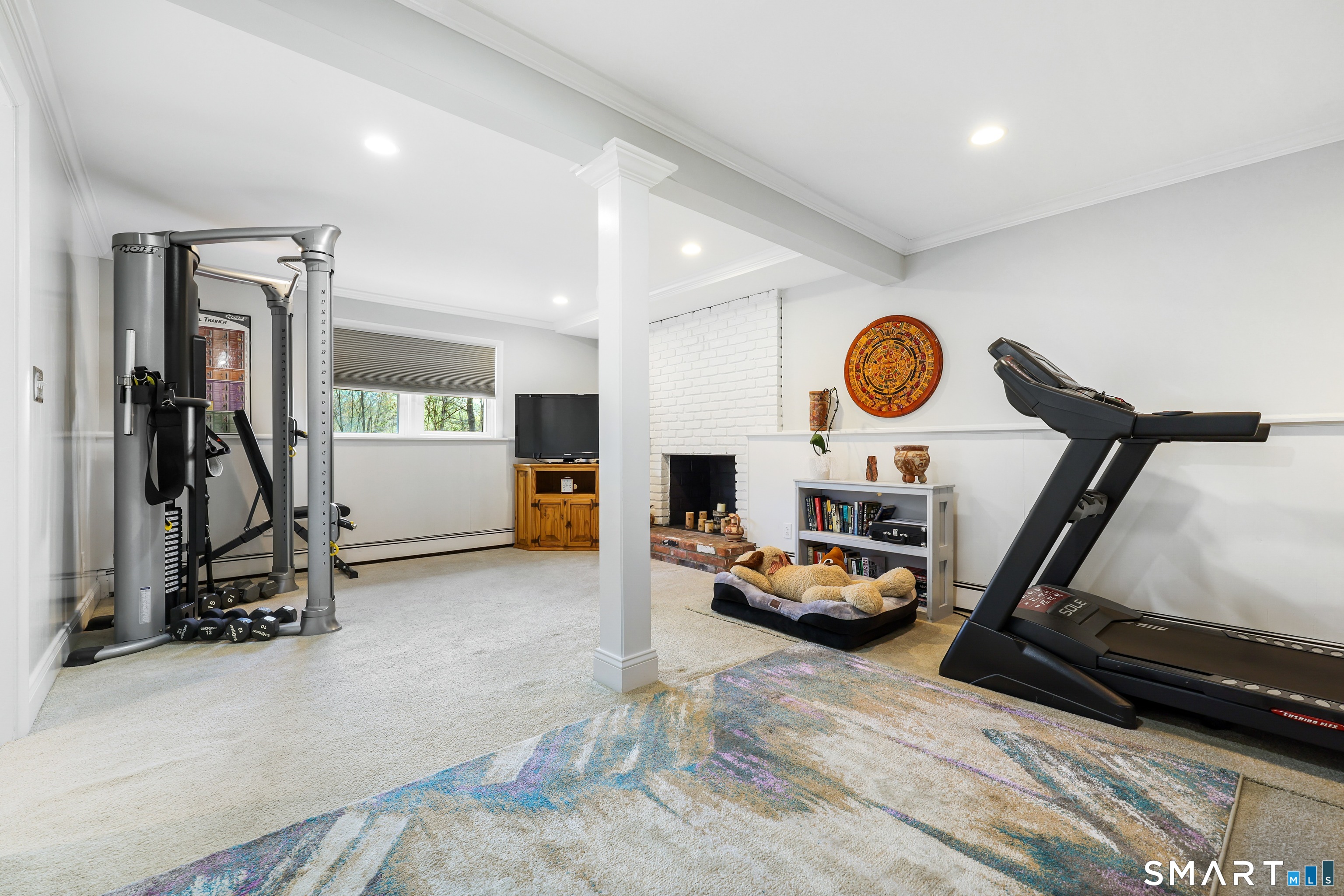 100 Flat Rock Drive Ridgefield, CT 06877 - Photo 26 of 40 a view of a room with gym equipment
