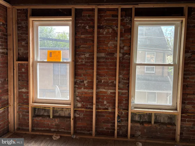 a view of front door of house