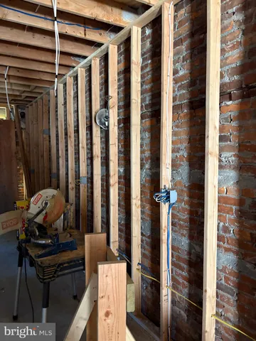 a view of balcony with furniture