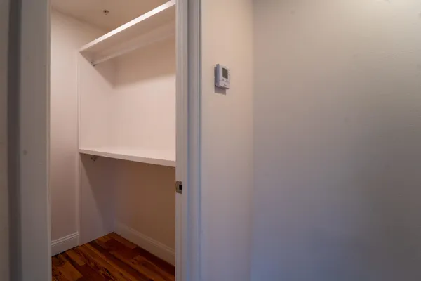 a bathroom with a window